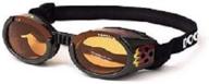 doggles ils racing flames large frame with orange lens логотип