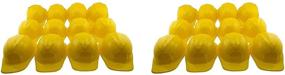 img 4 attached to 🎉 24 Pack of Yellow Soft Plastic Construction Novelty Hats for Birthday Party Dress Up by Ifavor123
