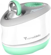 🌬️ vornadobaby huey evaporative humidifier - white, gray, and green: a refreshing way to moisturize the air logo