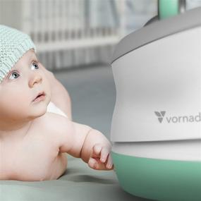 img 1 attached to 🌬️ Vornadobaby Huey Evaporative Humidifier - White, Gray, and Green: A Refreshing Way to Moisturize the Air