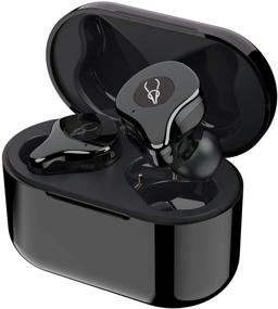 img 4 attached to 🎧 Latest 2021 Upgrade: True Wireless Earbuds Bluetooth 5.0 Headphones, Enhanced Bass HD Sound, Sweatproof, CVC8.0 Noise Cancelling Mic, Wireless Earphones for iPhone/Android