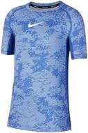 👕 nike printed dri fit training cu8961 480 детская одежда для мальчиков: стильная и изолирующая пот одежда для активных мальчиков логотип