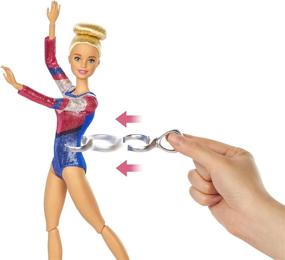 img 2 attached to 🤸 Sparkle and Spin with Barbie Gymnastics Playset featuring Twirling Accessories