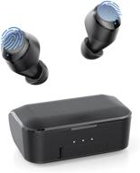 🎧 wireless bluetooth earbuds with cvc 8.0 noise cancelling, apt-x stereo sound, 208h cycle playtime, ipx8 waterproof, bluetooth 5.0 headset logo