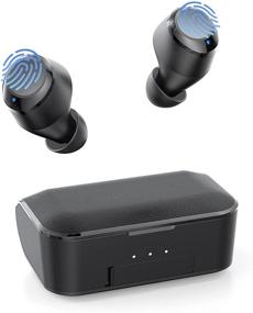img 4 attached to 🎧 Wireless Bluetooth Earbuds with CVC 8.0 Noise Cancelling, Apt-X Stereo Sound, 208H Cycle Playtime, IPX8 Waterproof, Bluetooth 5.0 Headset