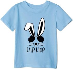 img 3 attached to BesserBay Little Easter Bunny Tee Boys' Apparel