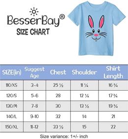 img 1 attached to BesserBay Little Easter Bunny Tee Boys' Apparel