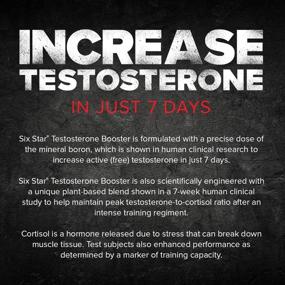 img 2 attached to Scientifically Researched Six Star Testosterone Booster Supplement - Enhances Training Performance, Extreme Strength, Maintains Peak Testosterone - 60 White Caplets