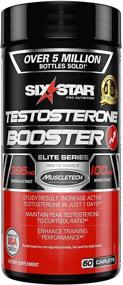 img 4 attached to Scientifically Researched Six Star Testosterone Booster Supplement - Enhances Training Performance, Extreme Strength, Maintains Peak Testosterone - 60 White Caplets