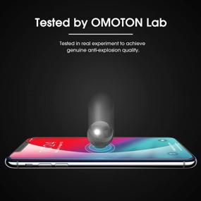 img 2 attached to OMOTON Tempered Glass Screen Protector Compatible Apple IPhone Inch Pack