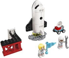 img 3 attached to 🚀 New 2021 LEGO DUPLO Town Space Shuttle Mission 10944 Building Toy: Creative Learning Playset with Space Shuttle (23 Pieces)
