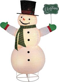 img 4 attached to Kuopociaga Telescopic Snowman Christmas Decoration