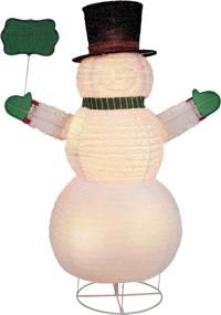 img 3 attached to Kuopociaga Telescopic Snowman Christmas Decoration