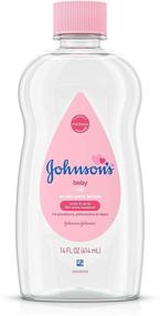 img 4 attached to 💧 Масло для детей Johnson's Baby оригинальное, 14 жидких унций.