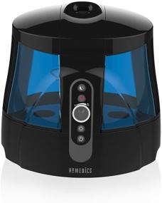 img 4 attached to HoMedics TotalComfort Warm & Cool Mist Ultrasonic Humidifier - Dual Tanks, 80 Hour Runtime, Clean Tank Technology, Nightlight, Whisper-Quiet - Includes 2 Bonus Demineralization Cartridges & 1.7 Gallon Tank