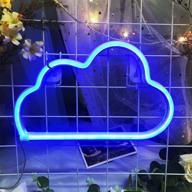 cloud battery operated festive christmas logo