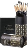 miniature paint brush set artegria logo