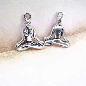 img 1 attached to Meditation Pieces Charms Antique Jewelry