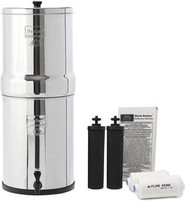 img 4 attached to 🚰 Imperial Berkey Gravity-Fed Water Filter for Enhanced Water Purification: Includes 2 Black Berkey Elements & 2 Berkey PF-2 Fluoride and Arsenic Reduction Elements