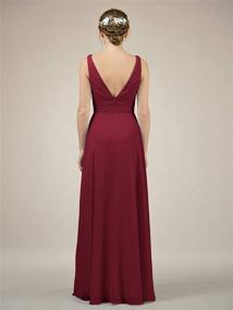 img 2 attached to 👗 Stunning Alicepub Chiffon Bridesmaid Evening Dresses: Elevate Your Style with Women's Clothing and Dresses