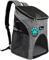 🐾 premium pet carrier backpack for small cats and dogs - ventilated design, safety strap, buckle support - ideal for travel, hiking & outdoor use - petami logo