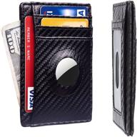 hawanik wallet holder，slim minimalist texture logo