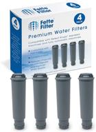 ☕ fette filter: krups coffee maker filter replacement - fits xp5220, xp5240, xp5280, xp5620, ea82, ea9000 - 4 pack logo