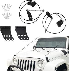 img 3 attached to 🚙 Enhance Your Jeep Wrangler's Off-Roading Experience with KOLEMO Limb Risers Kit - Ultimate Jungle Protector and Obstacle Eliminator Rope for 1997-2019 JK/TJ/JL Models