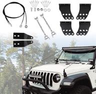 🚙 enhance your jeep wrangler's off-roading experience with kolemo limb risers kit - ultimate jungle protector and obstacle eliminator rope for 1997-2019 jk/tj/jl models logo