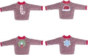 img 3 attached to TING Santa Fashion Doll Sweater