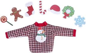 img 4 attached to TING Santa Fashion Doll Sweater