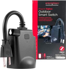 img 4 attached to 🔌 Enbrighten Zigbee Outdoor Plug-In Smart Light Switch: Weather-Resistant, No Wiring Needed | Compatible with Echo/Eero Pro 6