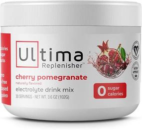 img 4 attached to 🍒 Ultima Порошок с гидратирующими электролитами: вкус вишни с гранатом | 30 Порций, 3.6 унций