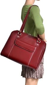 img 1 attached to Womens Laptop Briefcase Leather 15 4