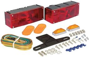 img 4 attached to 🚦 Waterproof Universal Mount Combination Tail Light Kit: Optronics TL16RK in Red - Top-rated and Reliable