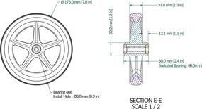 img 2 attached to RIANT WHEEL Wheelchair Caster Bearing