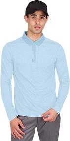 img 3 attached to Long Sleeve Polo Shirts Men