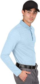 img 2 attached to Long Sleeve Polo Shirts Men