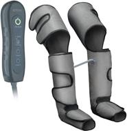 🦵 revitalize your legs and feet with perfecore leg massager – heat air compression for circulation, muscle relaxation, and adjustable comfort - gray logo