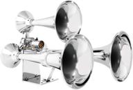 🔊 superior sound: gg grand general 69991 chrome heavy duty train horn with triple brass trumpet logo