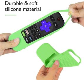 img 2 attached to [2 Pack]Silicone Cover For TCL Roku TV Steaming Stick 3600R / Roku Express(3900)/ Roku Express (3910)/ Roku Express(3930) Remote Control