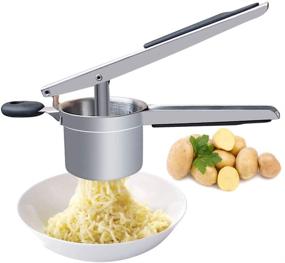 img 3 attached to 🥔 CHEFLY Potato Ricer Stainless Steel Professional: Make Perfect Fluffy Potato Mash, Fruit Jam, and Baby Food with Ease - P1902