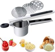 🥔 chefly potato ricer stainless steel professional: make perfect fluffy potato mash, fruit jam, and baby food with ease - p1902 logo