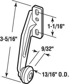 img 1 attached to 🚪 Premium Right Drawer Roller – Slide Co 22797: Smooth and Reliable Performance for your Cabinet Drawers