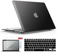 ibenzer корпус для старой версии macbook air 13 дюймов (выпуск 2010-2017) - черный, a13bk+2: жесткий корпус с клавиатурой и экранной крышкой для apple mac air 13 - модели a1466 / a1369 логотип