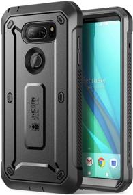 img 3 attached to 🦄 SUPCASE LG V30 Case with Full-body Protection, Built-in Screen Protector - Unicorn Beetle Pro Series (Black/Black) for LG V30, V30s, V30 Plus, V35, V35 ThinQ 2017 Release
