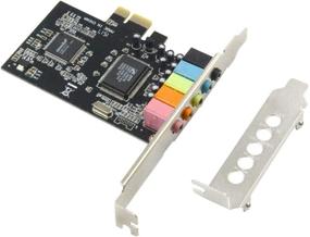 img 4 attached to 🔊 GODSHARK PCIe Sound Card: 5.1 Internal Audio Card for PC Windows 8 7 with Low Profile Bracket - 3D Stereo, CMI8738 Chip, 32/64 Bit PCI Express Adapter