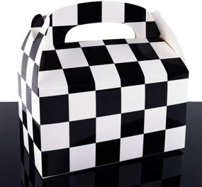 img 1 attached to Black and 🏁 White Checker Racing 12-Pack