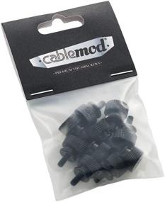 img 1 attached to CableMod Anodized Aluminum Thumbscrews CM ATS C632 10 K R: Secure and Stylish Fastening Solution