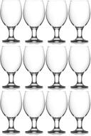 epure cremona collection 12 piece water goblet glass set - strong stemmed glasses for water, juice, wine, mixed drinks, cocktails (water goblet 13.5 oz) логотип